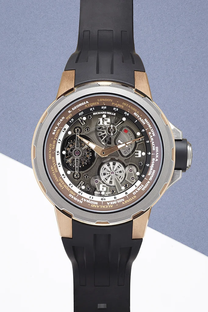 RM058 World Timer Richard Mille Mens Watch - Jean Todt Photography by Tom Hartford Styling by Georgina Hodson