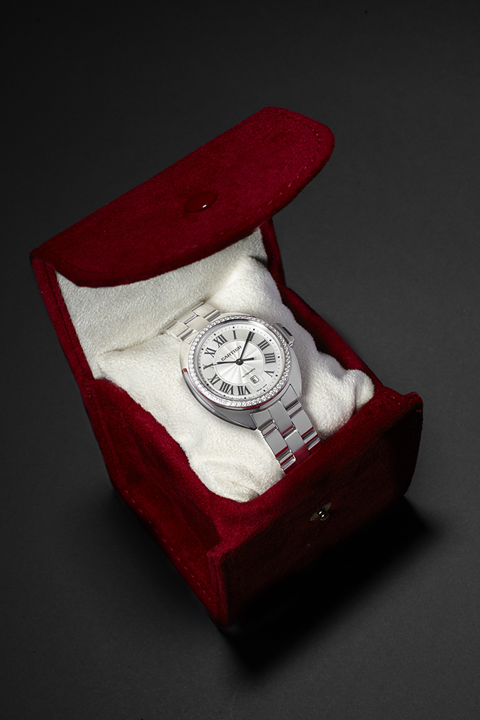 Cartier Womens Watch Photography by Tom Hartford Styling by Georgina Hodson