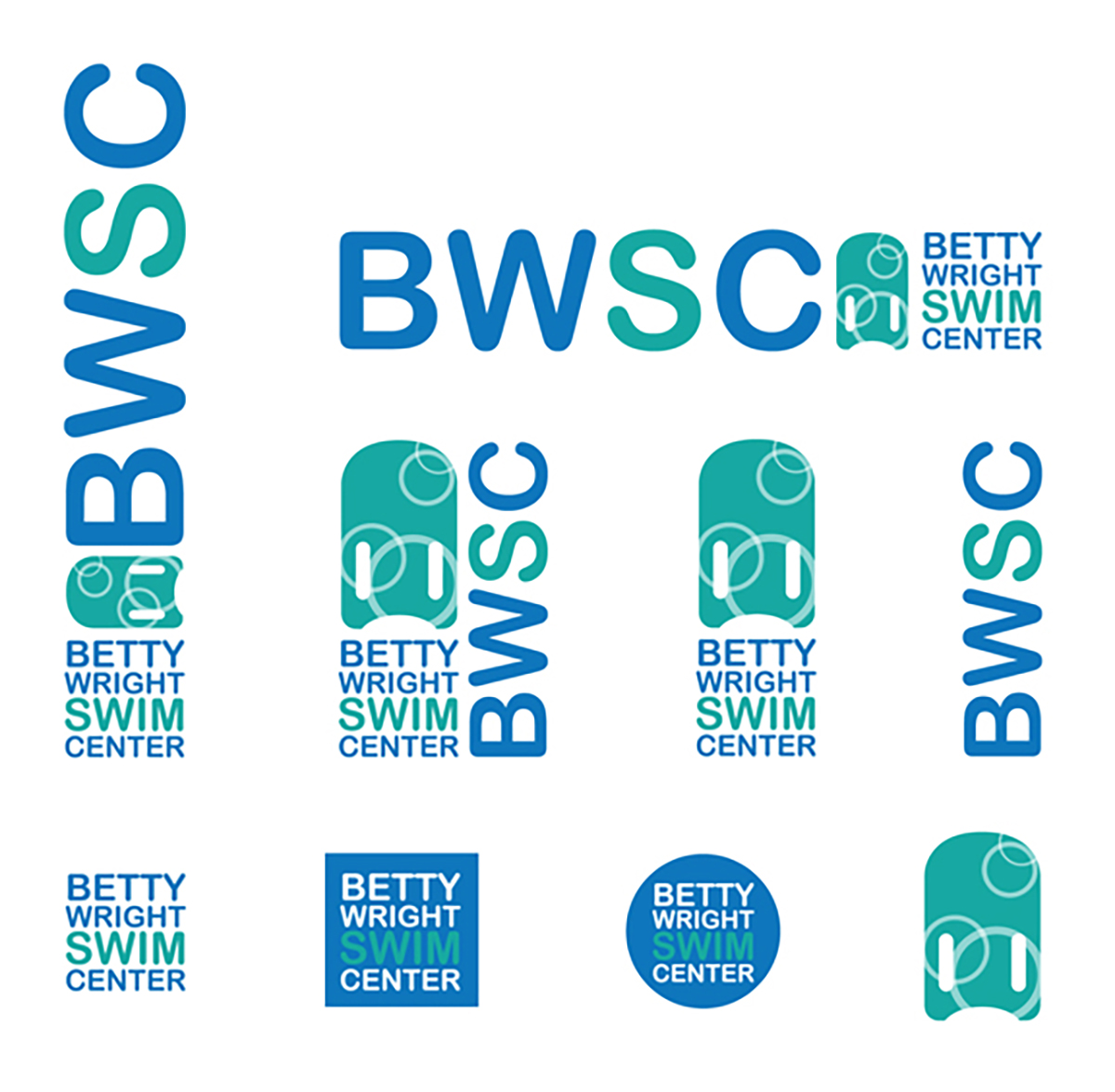 Betty Wright Swim Center Logo/Identity