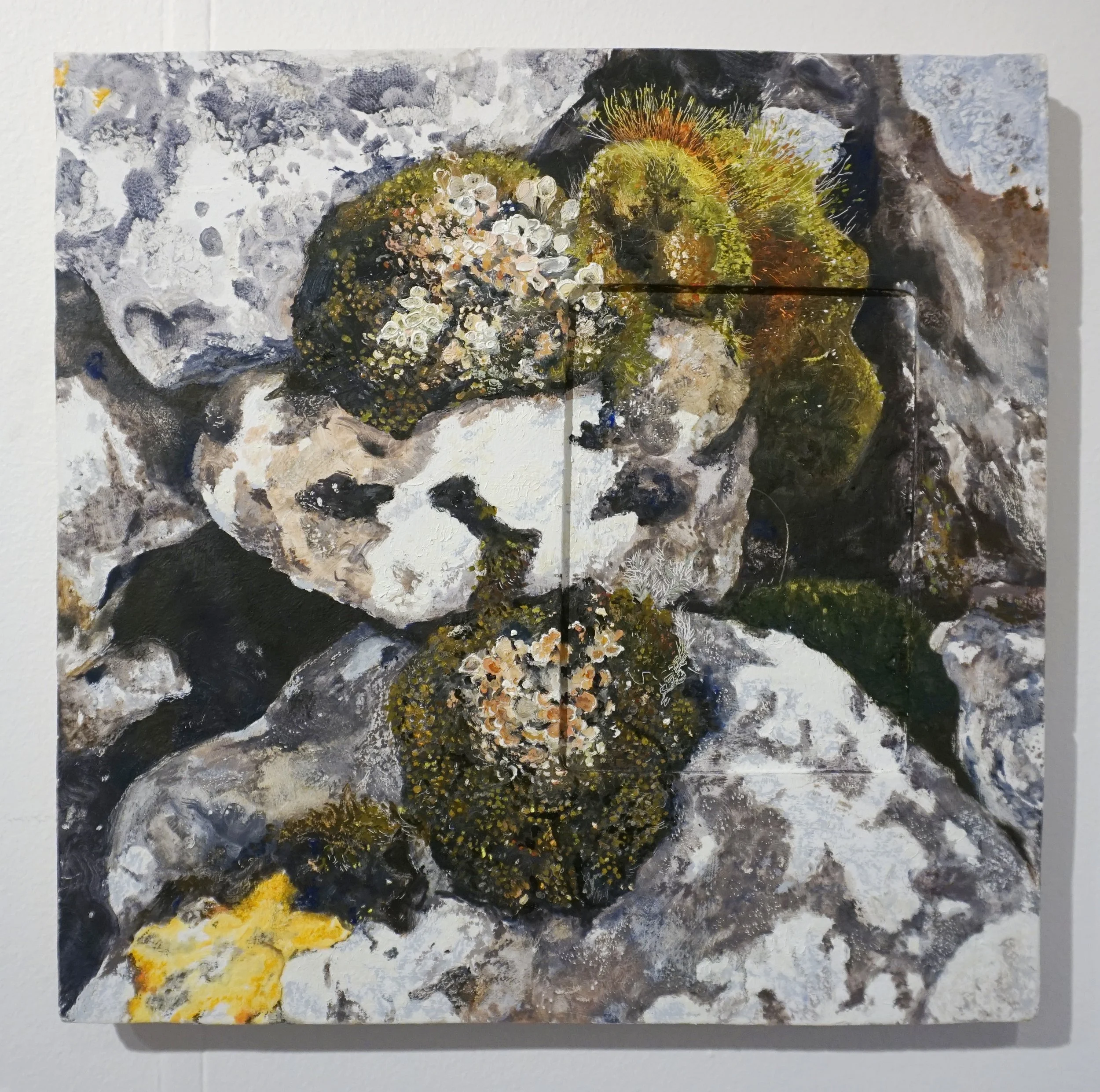 hledlsla:holf-44x45cm-oil on former bench with poetry compartment-2025.jpg