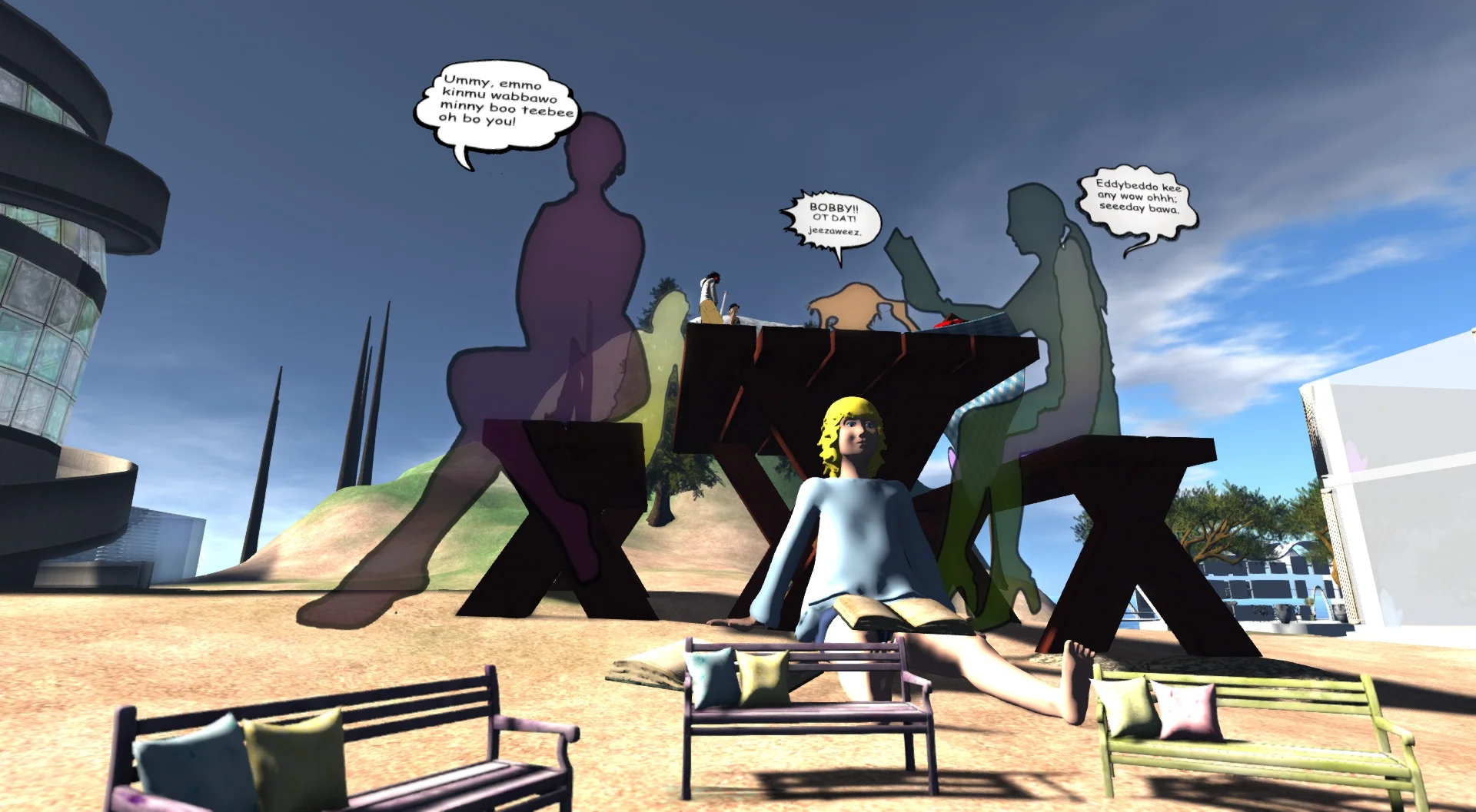 iskye's build depicting her yough as a deaf child