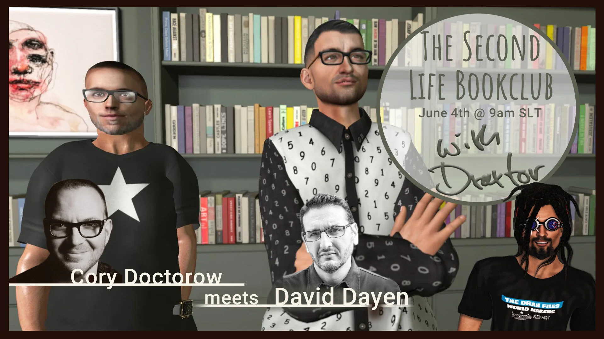 The Second Life Book Club SPECIAL [reserved for Cory Doctorow + David Dayen]