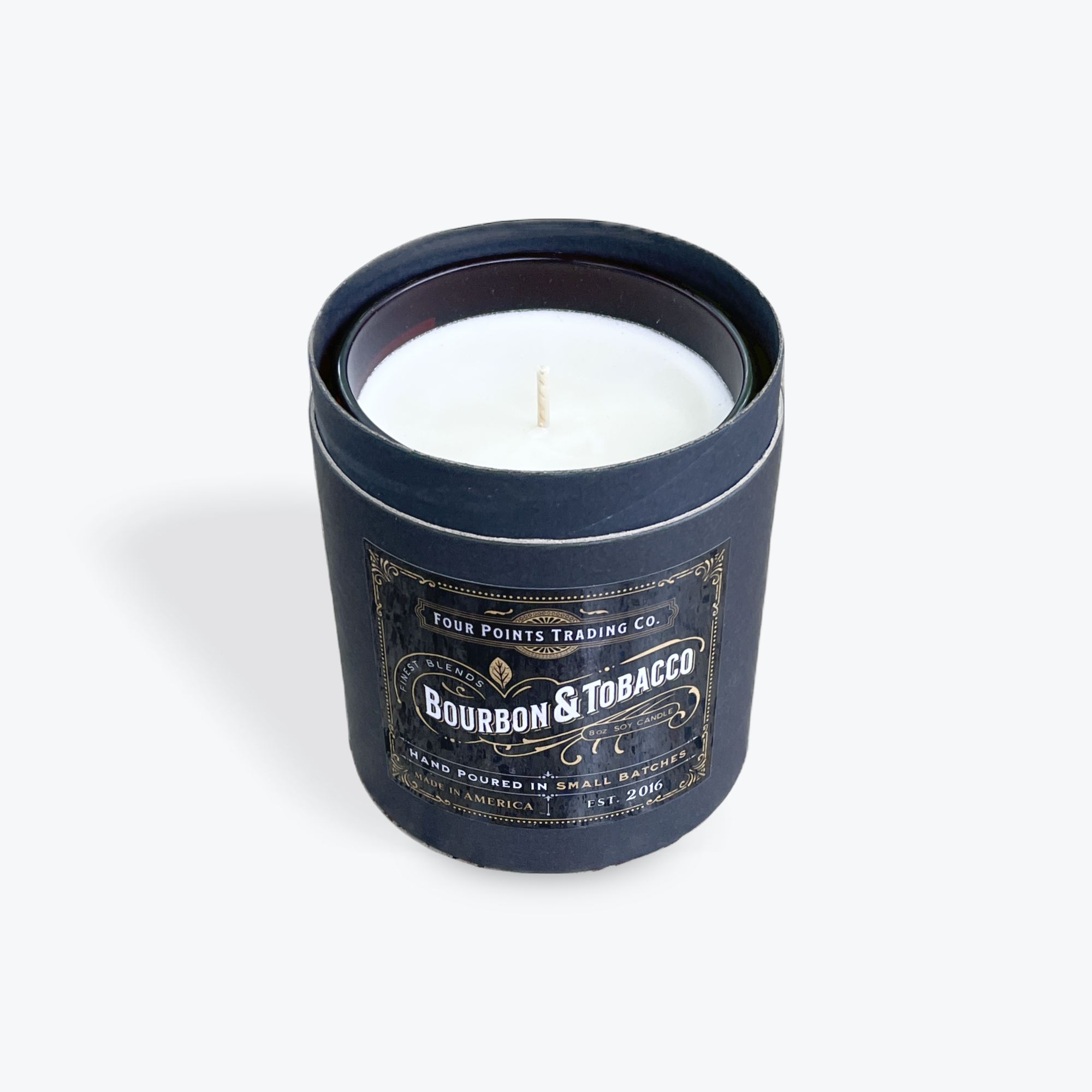Four Points Trading Company Bourbon & Tobacco Candle (8 oz.)
