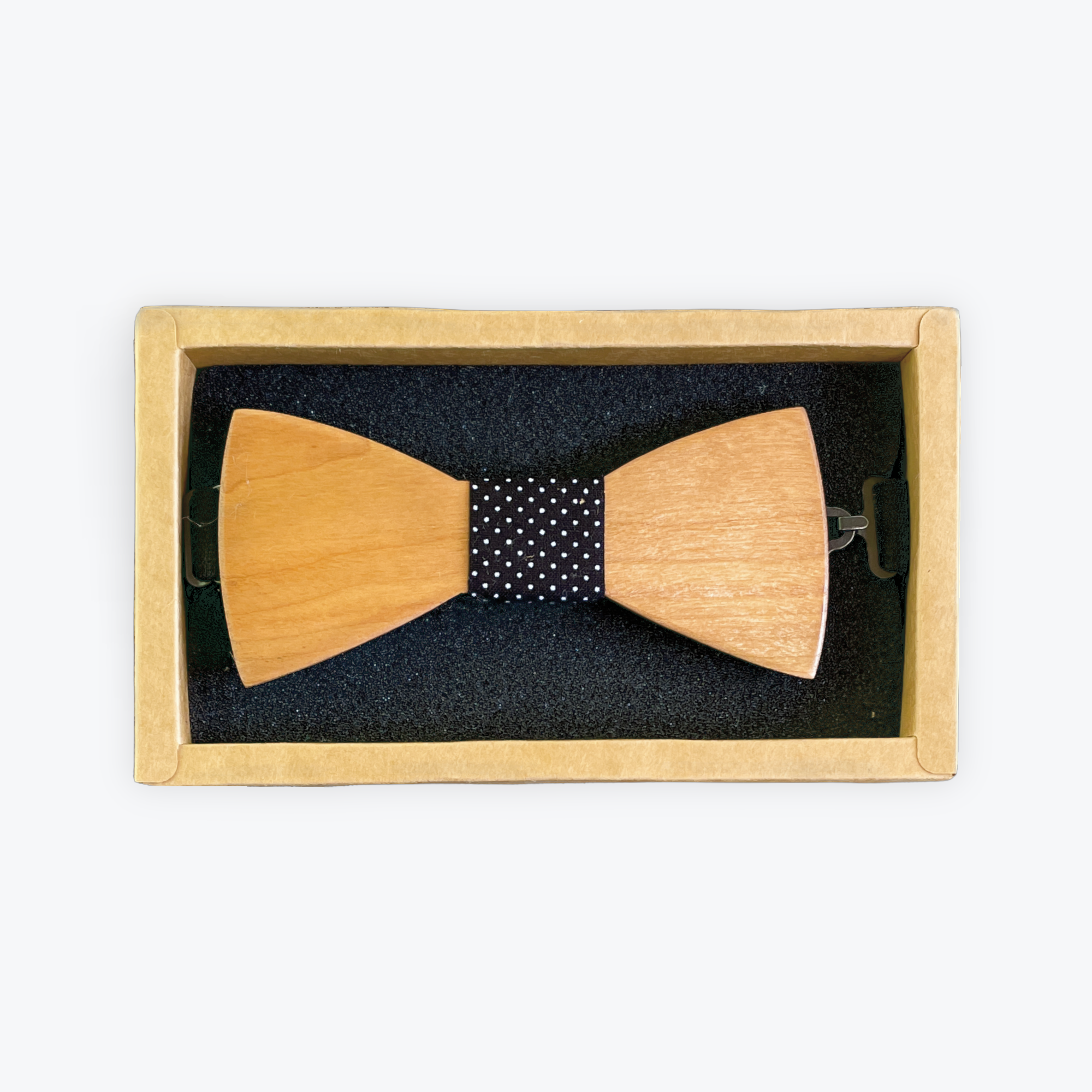 Cherry Wood Bow Tie