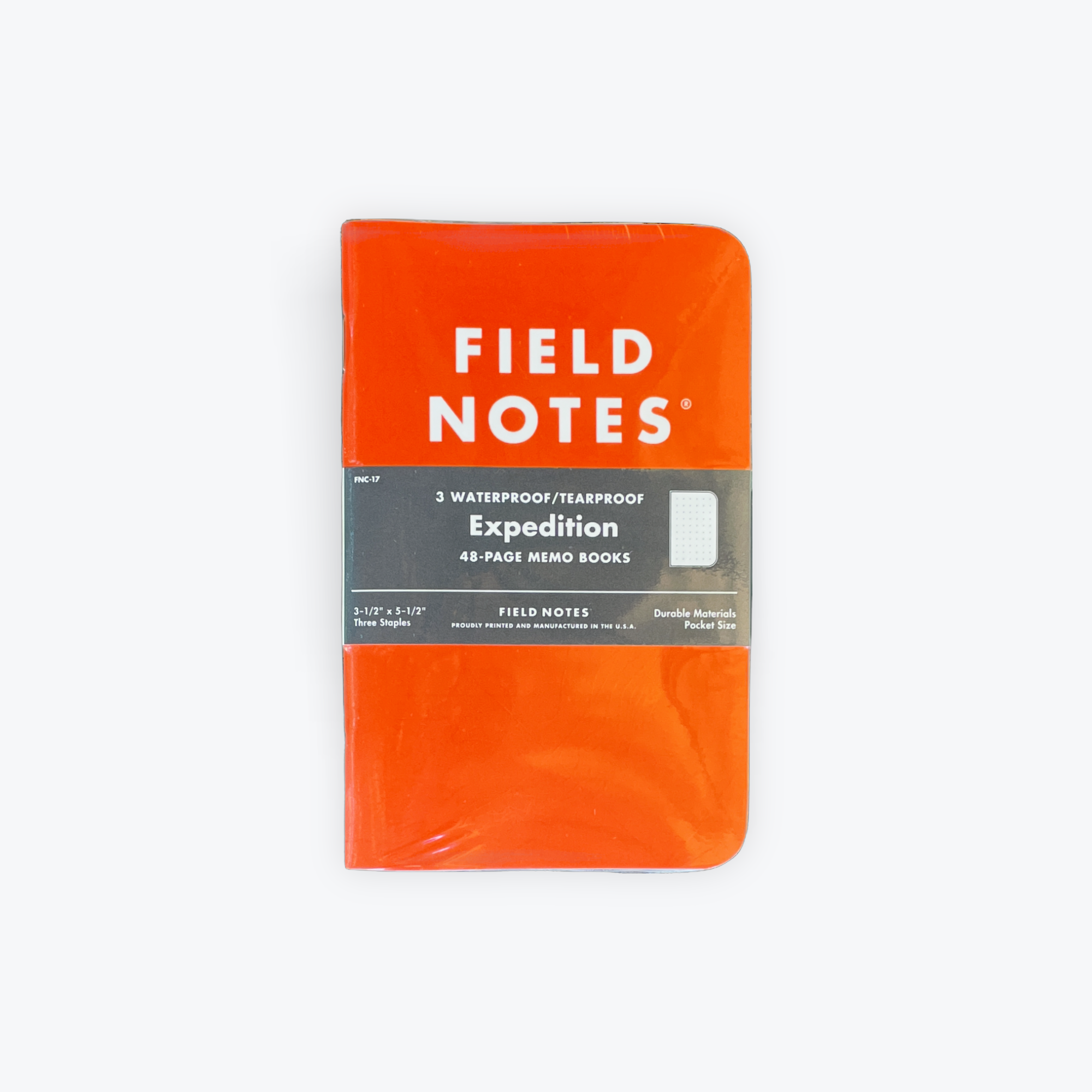 Field Notes Expedition (Water Proof) 3-Pack Dot-Graph