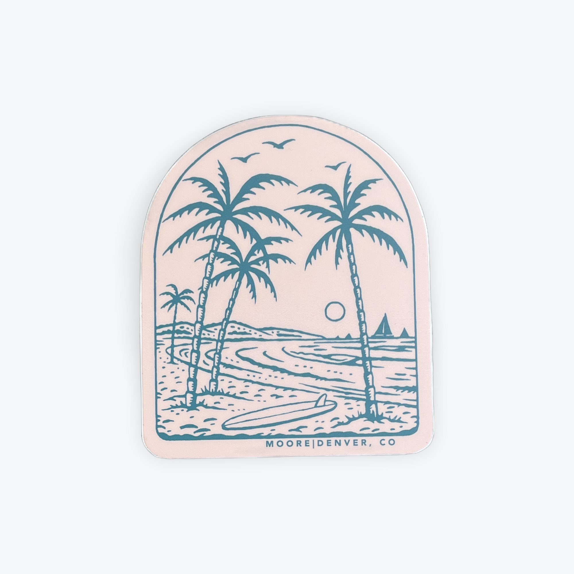 Moore Collection Beach Life Sticker