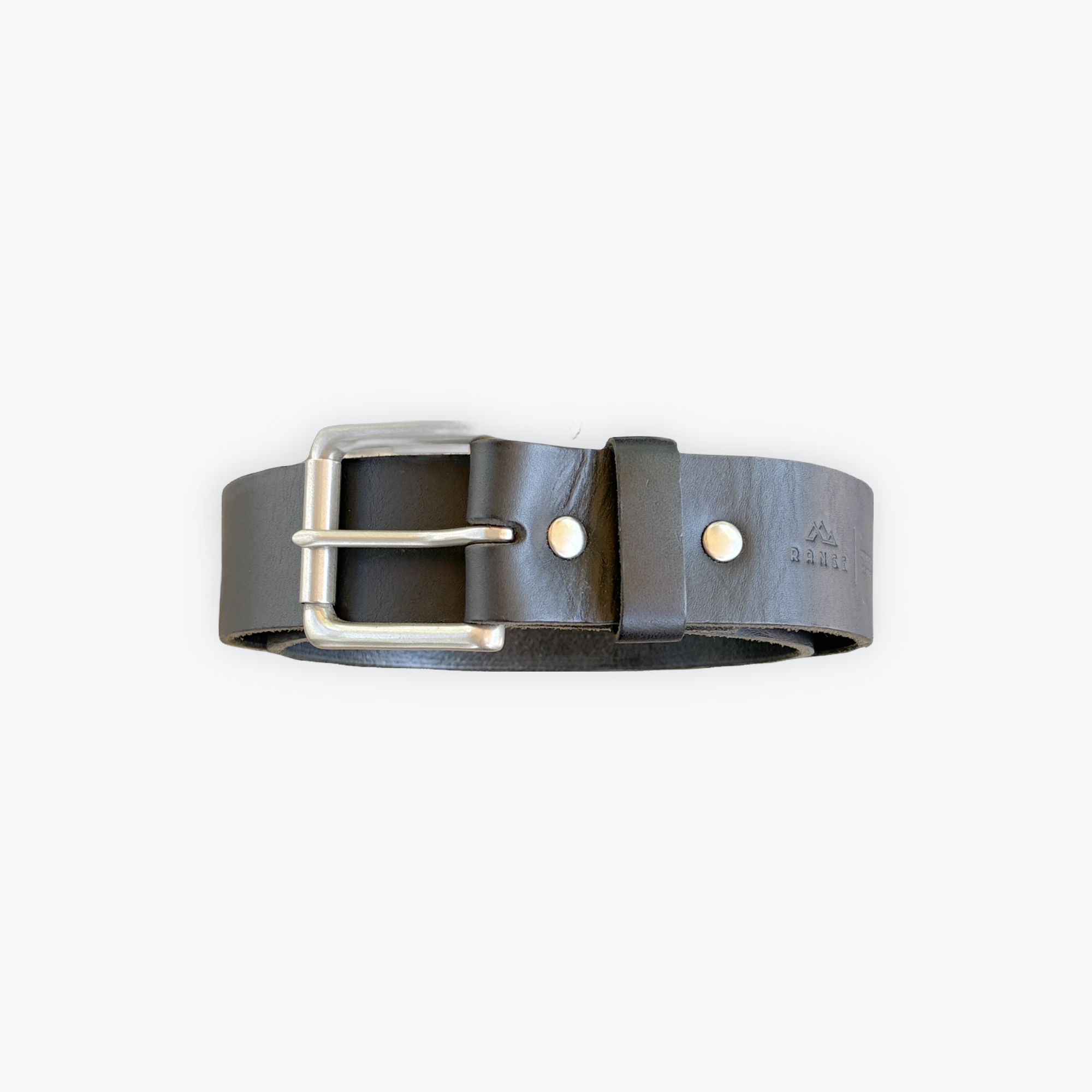 Range Leather Black Belt