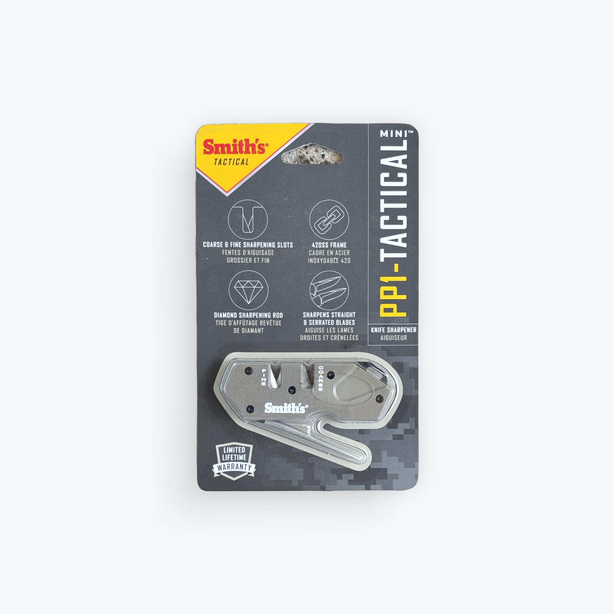 Smiths PP1 Mini Tacitcal Desert Tan Sharpener