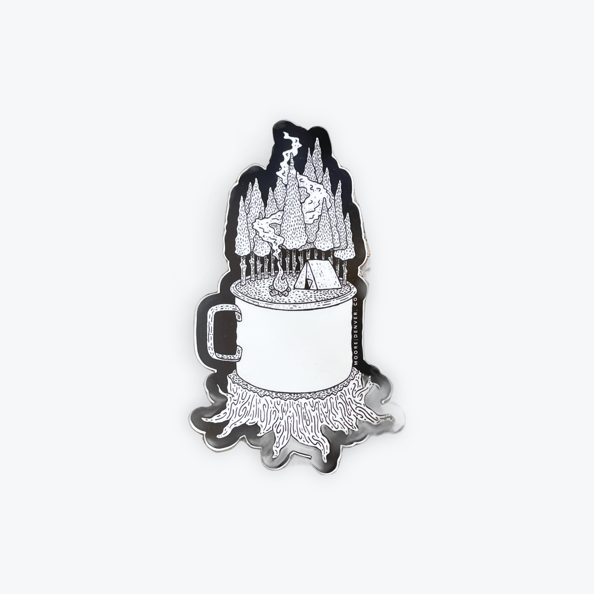Moore Collection Camping Cup Sticker