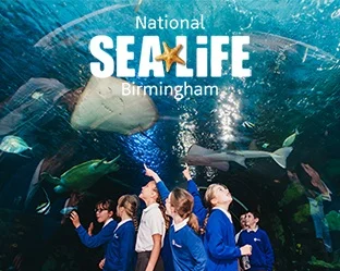 Two adult and two child tickets to the National Sea Life Centre, Birmingham. Win a fantastic day out for all of the family! Two adult and two children’s tickets to one of the UK’s most popular tourist attractions. Value £70