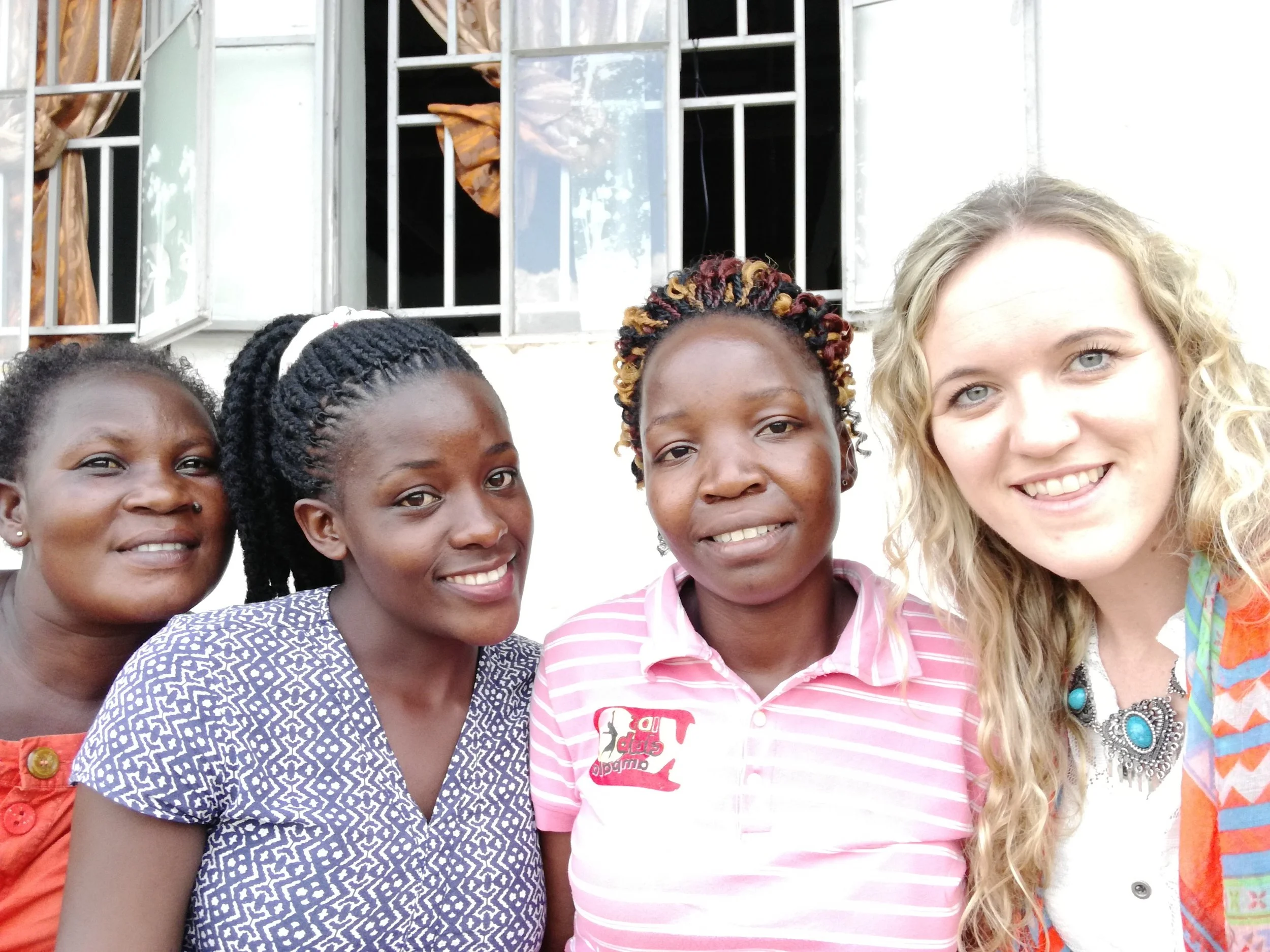 With our Ewafe Project Staff