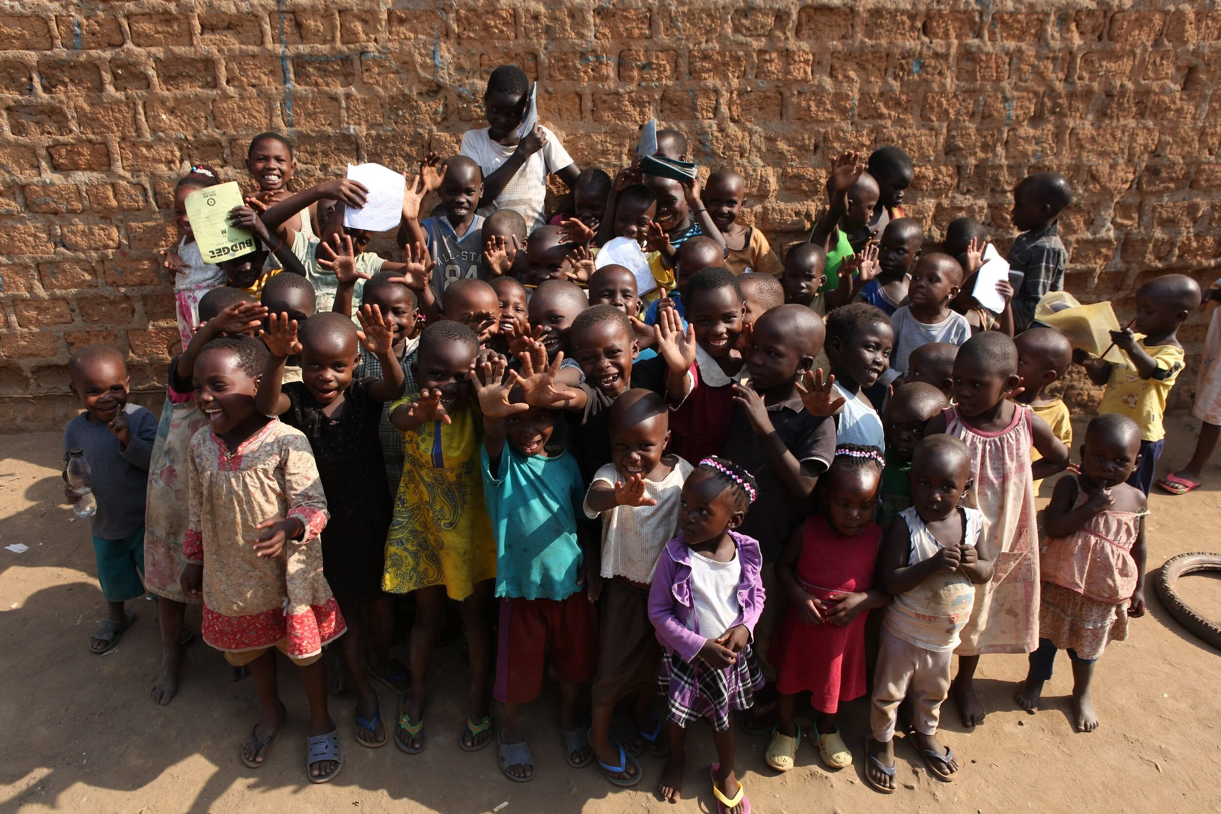 Children at our education project in Katanga.