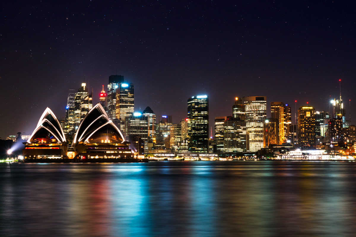 This long exposure of the iconic Sydney skyline was taken from the north side of the harbour, from Kirribilli. While Jeffry St Wharf on the bank of Milson's Point offers the busload's of tourists postcard-perfect views of the city, try venturing east along Kirribilli Avenue, before turning down Beulah St to each Beulah St Wharf which offers (in my opinion) a better view of the city that's far less crowded.