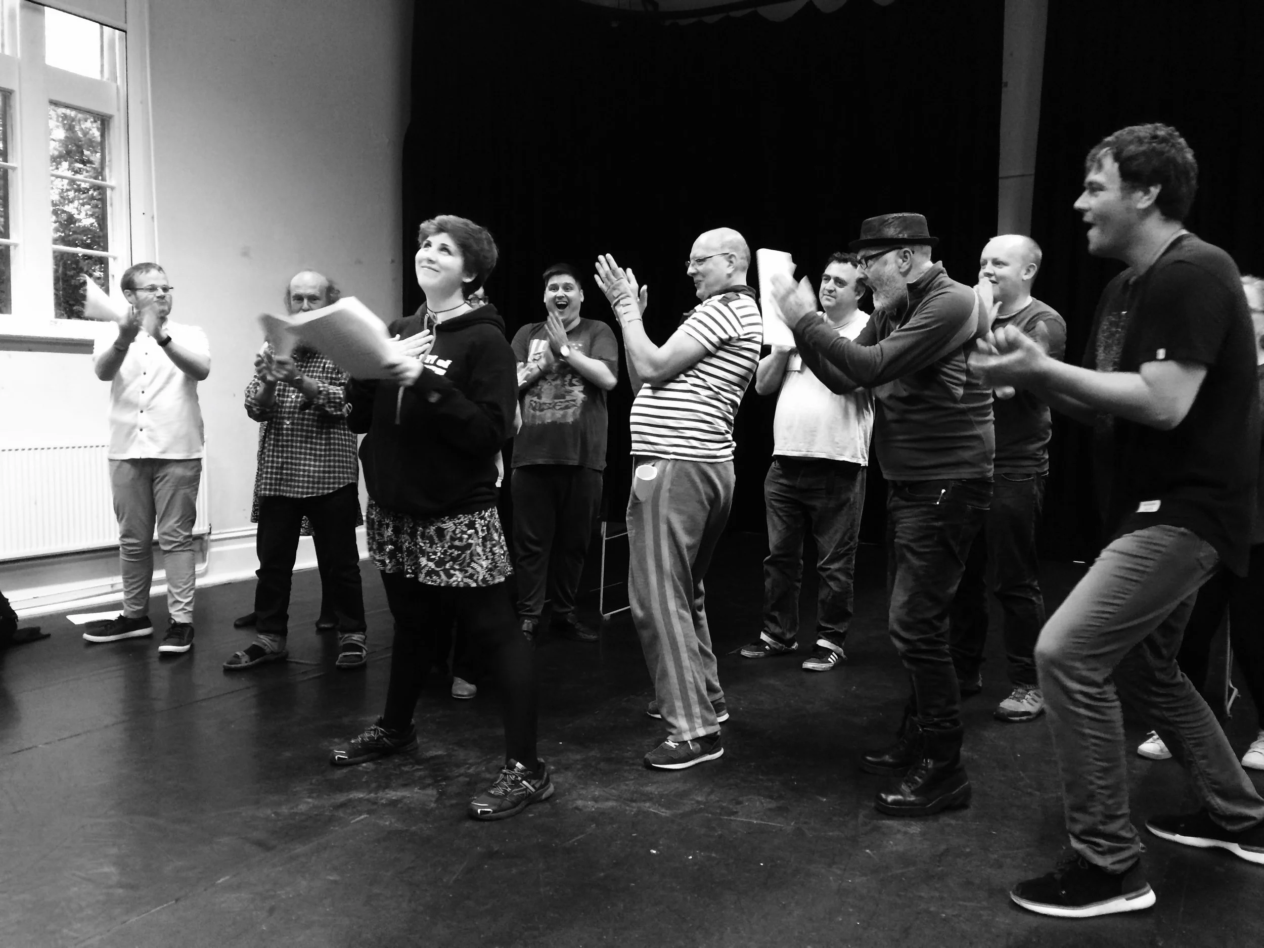 The public are excited for the arrival of the charismatic Dr. Rideau. We also pretty excited to be back in rehearsal.
