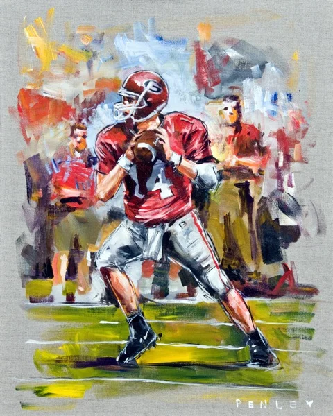 Steve Penley David Greene acrylic on linen
24x30 inches