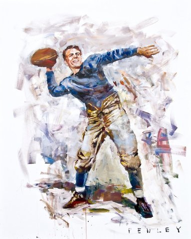 Steve Penley The Gipper giclee print & acrylic on paper 16 x 20 inches unframed | edition of 125