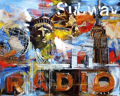Steve Penley Radio giclee print & acrylic on paper 16 x 20 inches unframed | edition of 125 22 x 28 inches unframed | edition of 50