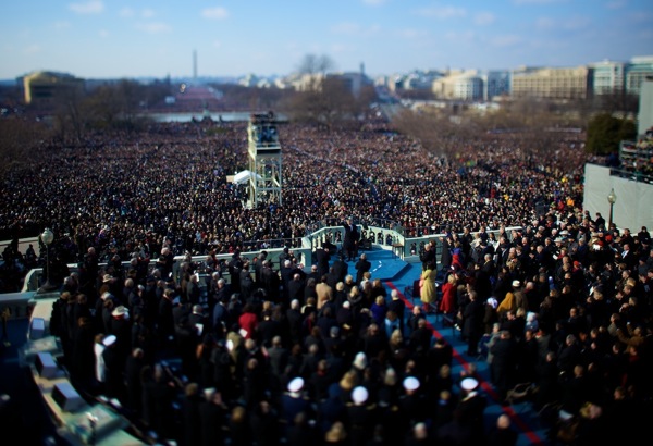 Vincent Laforet Barack Obama Inauguration, Washington, D.C. • 2009 62 x 44 inches (framed) 60 x 40 inches (unframed)
