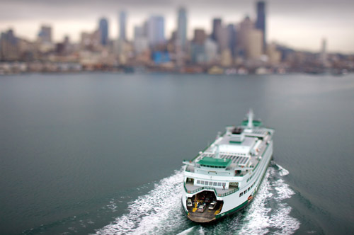Vincent Laforet Washington State Ferry Seattle, WA • 2007 38 x 26 inches (framed) 36 x 24 inches (unframed)
