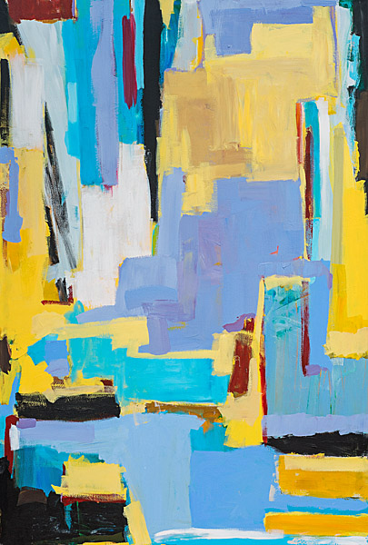 Plaid Columns Untitled acrylic on canvas 72 x 48 inches plaid columns home