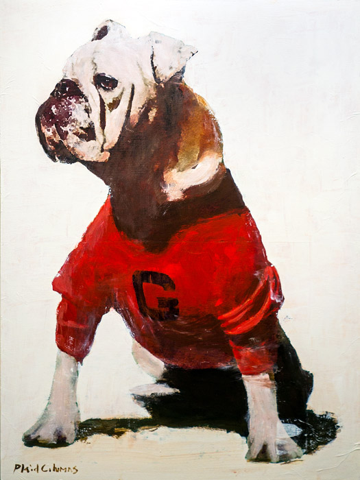 Uga I<br>mixed media on panel<br>24 x 18 inches