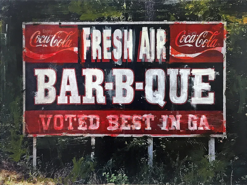 Fresh Air<br>mixed media on panel<br>18 x 24 inches