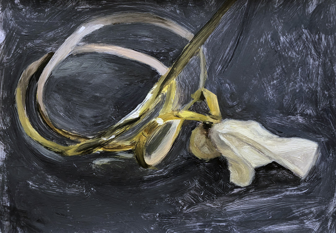 EVAN JONES Untitled acrylic on paper 7 x 11 inches