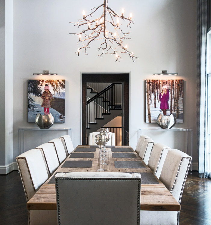 Plaid Columns Private Residence Atlanta, GA