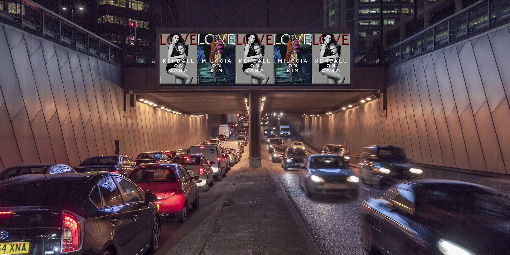 Euston Road digital billboard