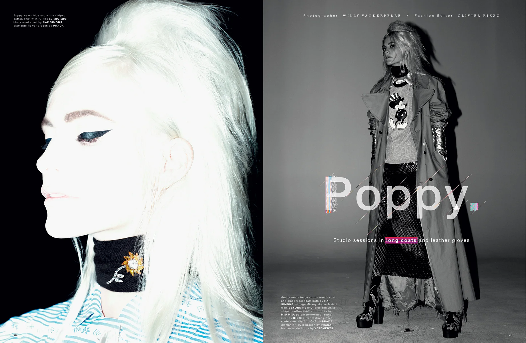 Photographer Willy Vanderperre Fashion Editor Olivier Rizzo