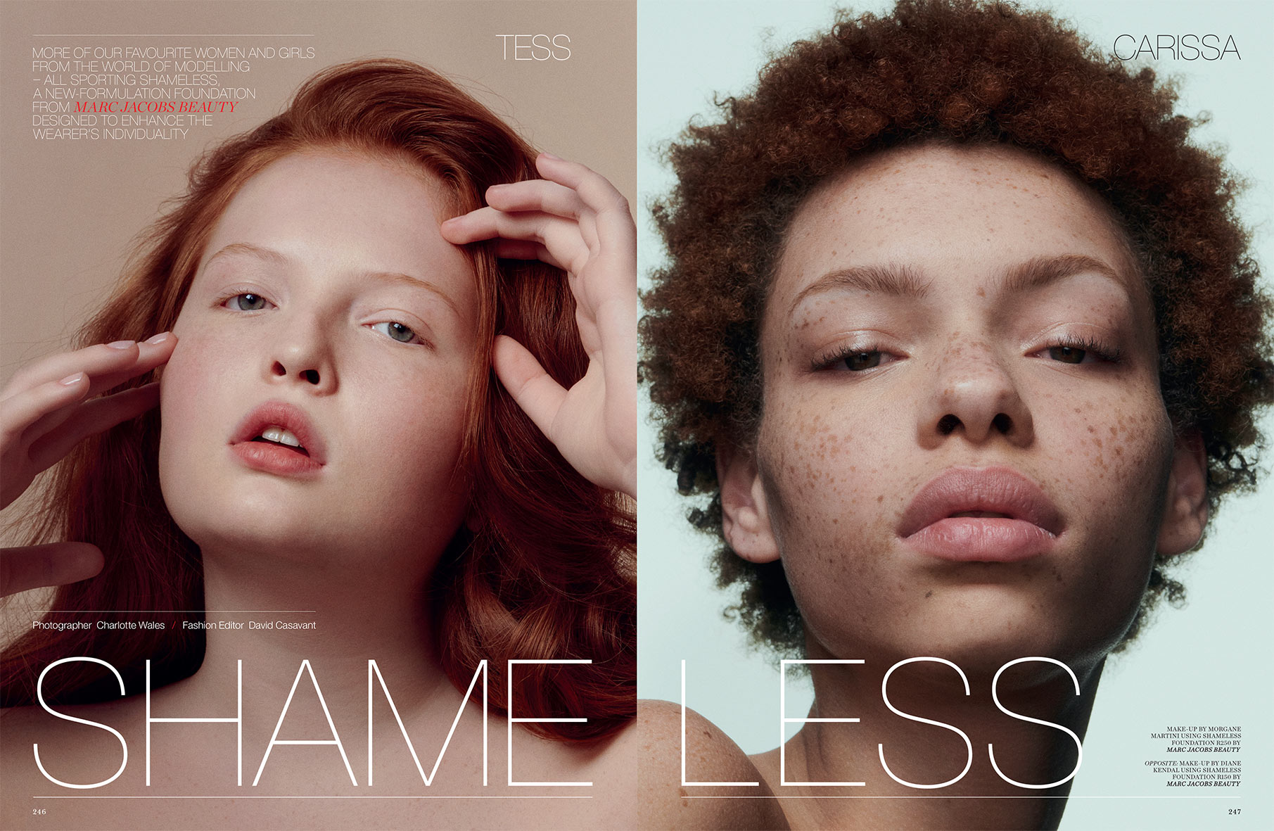 Photographer Charlotte Wales / Fashion Editor David Casavant