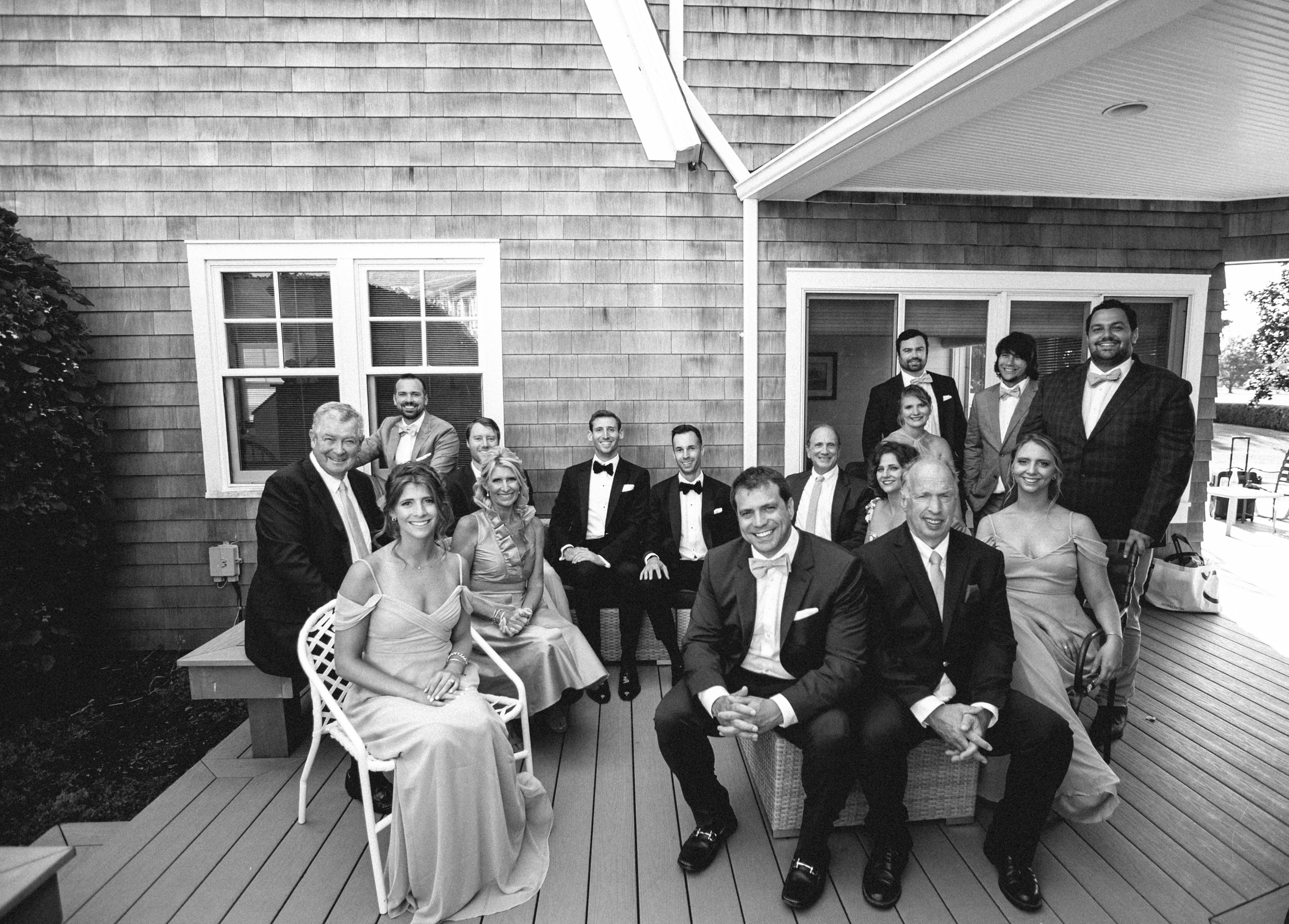 Connecticut Wedding Photographer Casual Group Photo