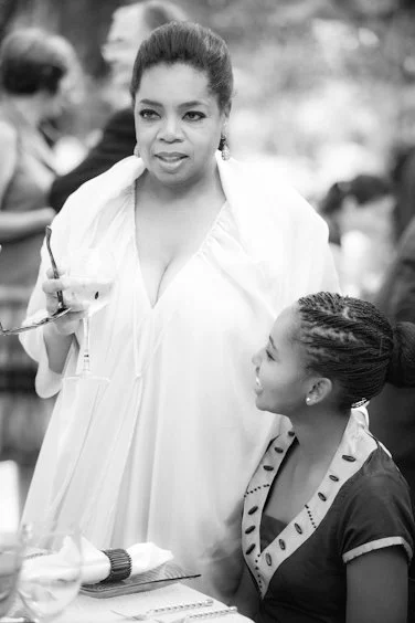 OPRAH WINFREY AT A PRIVATE PARTY