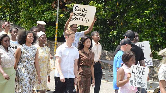 Brian Dennehy, Lucy Hale, Julia Ormond, Lucas Till, Ludi Lin, Cedric the Entertainer, Jake Abel, Spike Lee 5.jpg