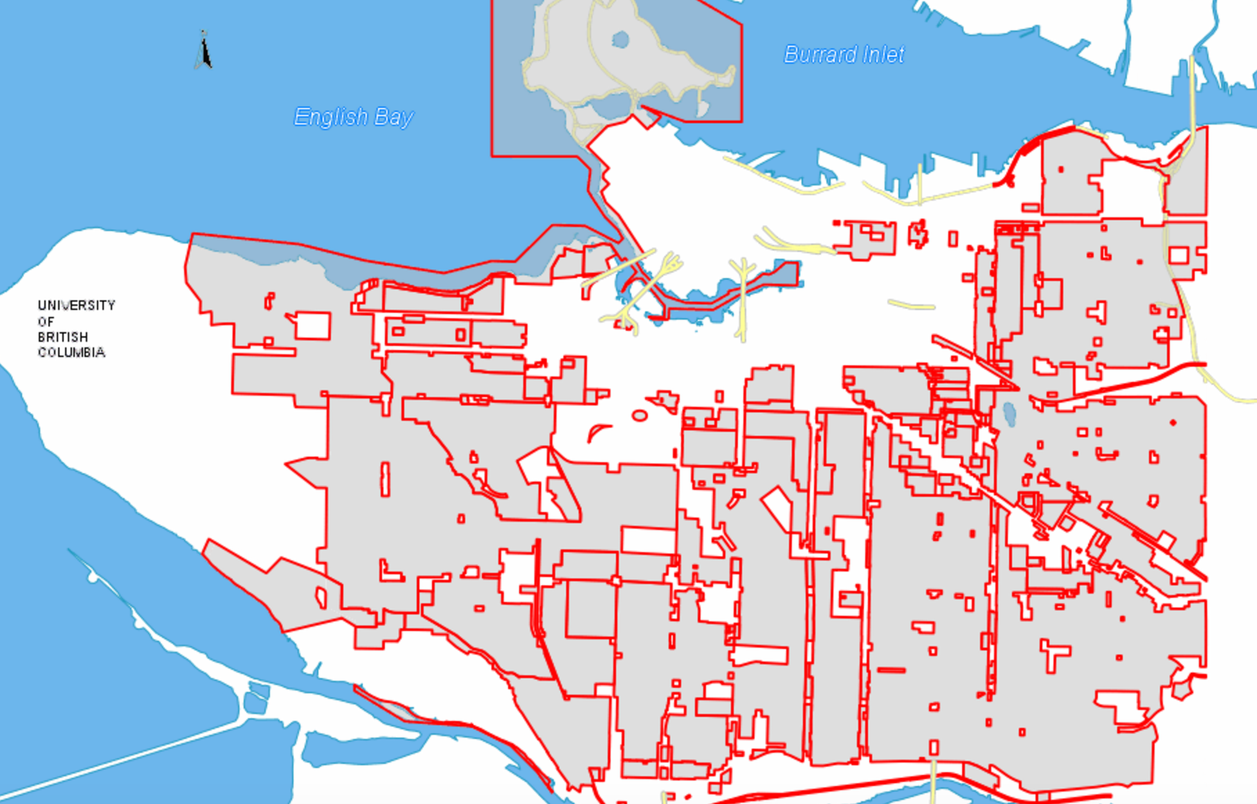 Vancouver's 'Single Family' RS zones and duplex RT zones. Source: http://vancouver.ca/your-government/vanmap.aspx