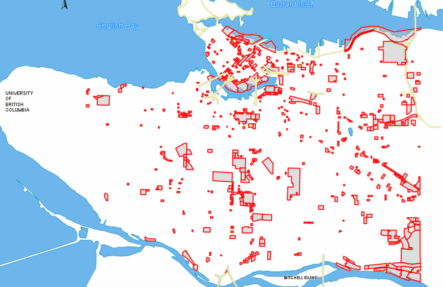 The 'Comprehensive Development' CD-1 zones; these zones are typically high density developments whose form is negotiated on a case by case basis. Given the negotiated nature of these site's rezoning process, the CD-1 lots have been the focus of the discussion about how the City of Vancouver should urbanize.