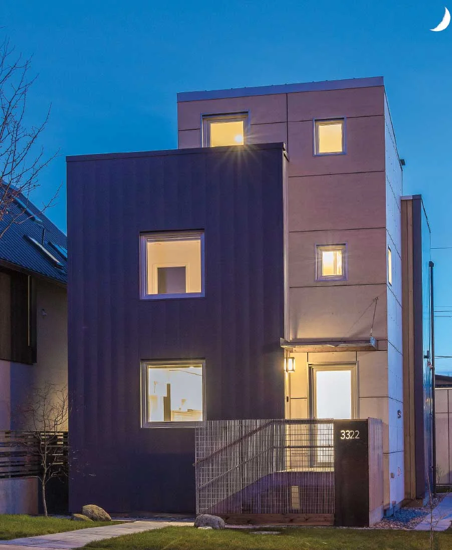 Vancouver's first 'Passive House' - an ultra-low-energy consuming home. Photo by Lucio Picciano via sabmagazine.com