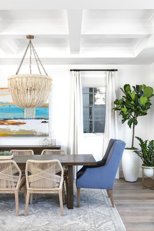 How to Mix and Match Dining Chairs in a Coastal Modern Style