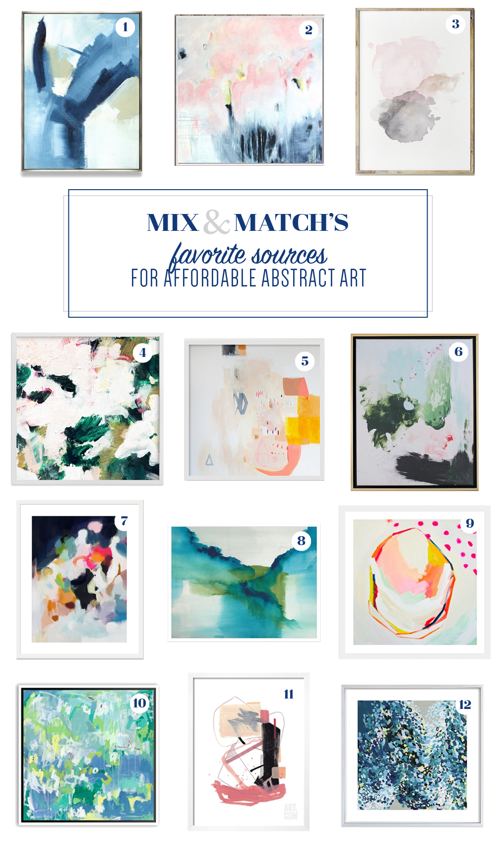 My Favorite Sources For Affordable Abstract Art