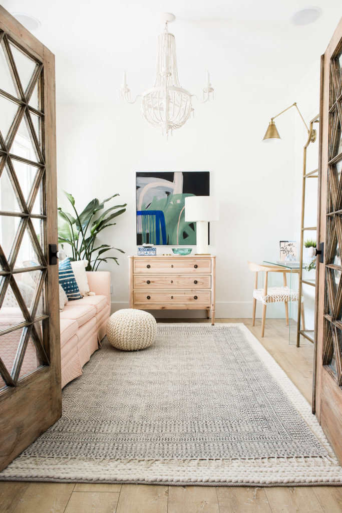 Design Loves Detail's bright and airy home office.