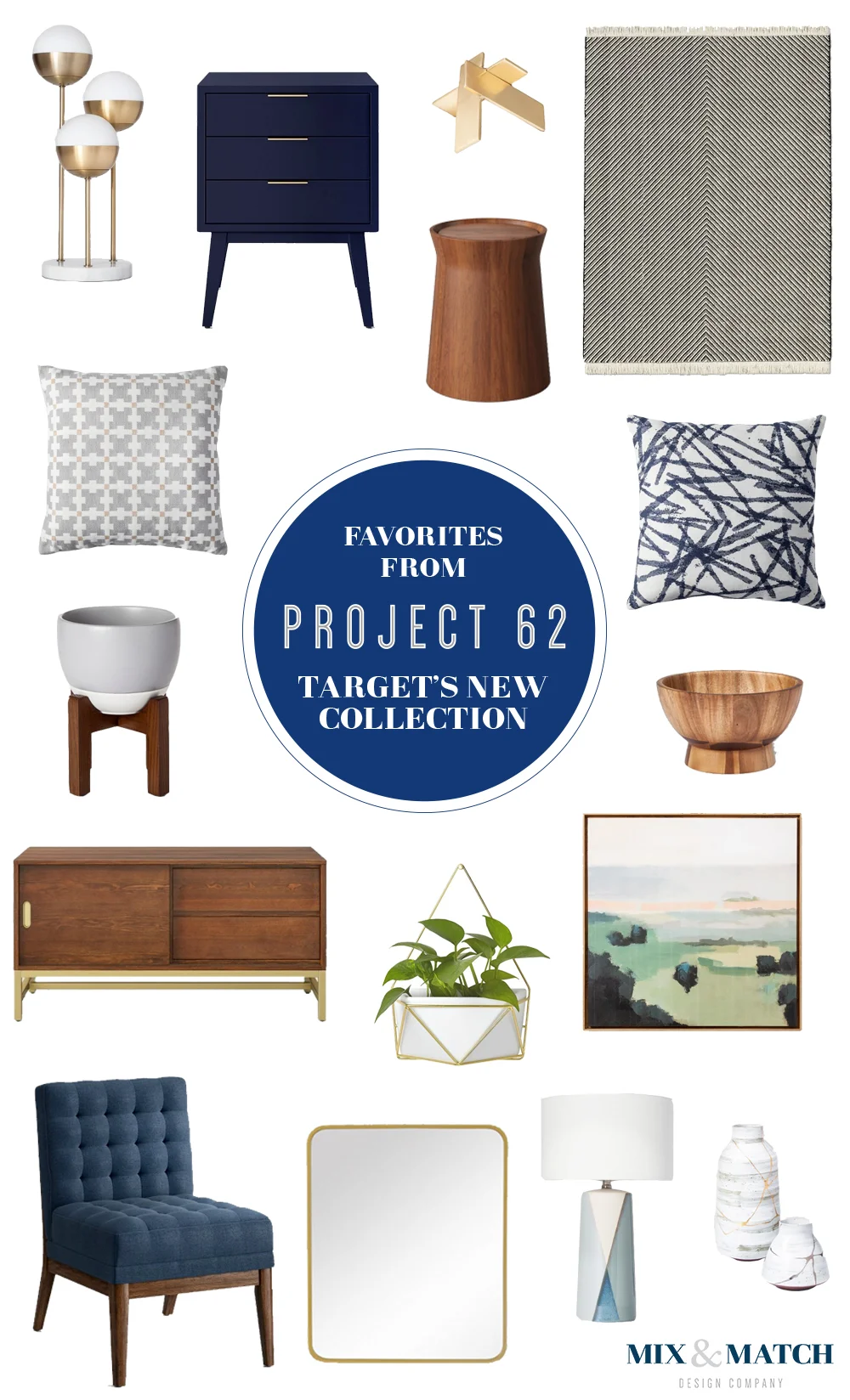My favorites from Target's new Project 62 collection. // affordable mid-century modern furniture, mid-century modern furniture for less, mid-century modern furniture target