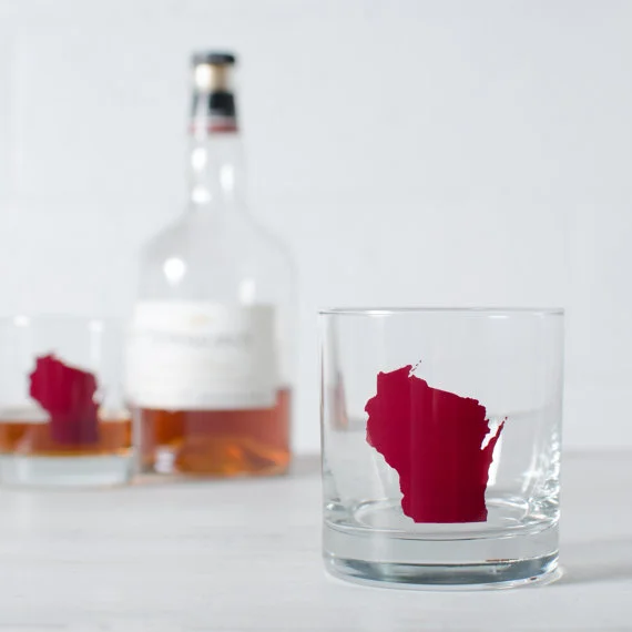 Shop small for Small Business Saturday! This post has a roundup of some of the best Etsy shops for home and decor. ("choose your state" rocks glasses from Vital)