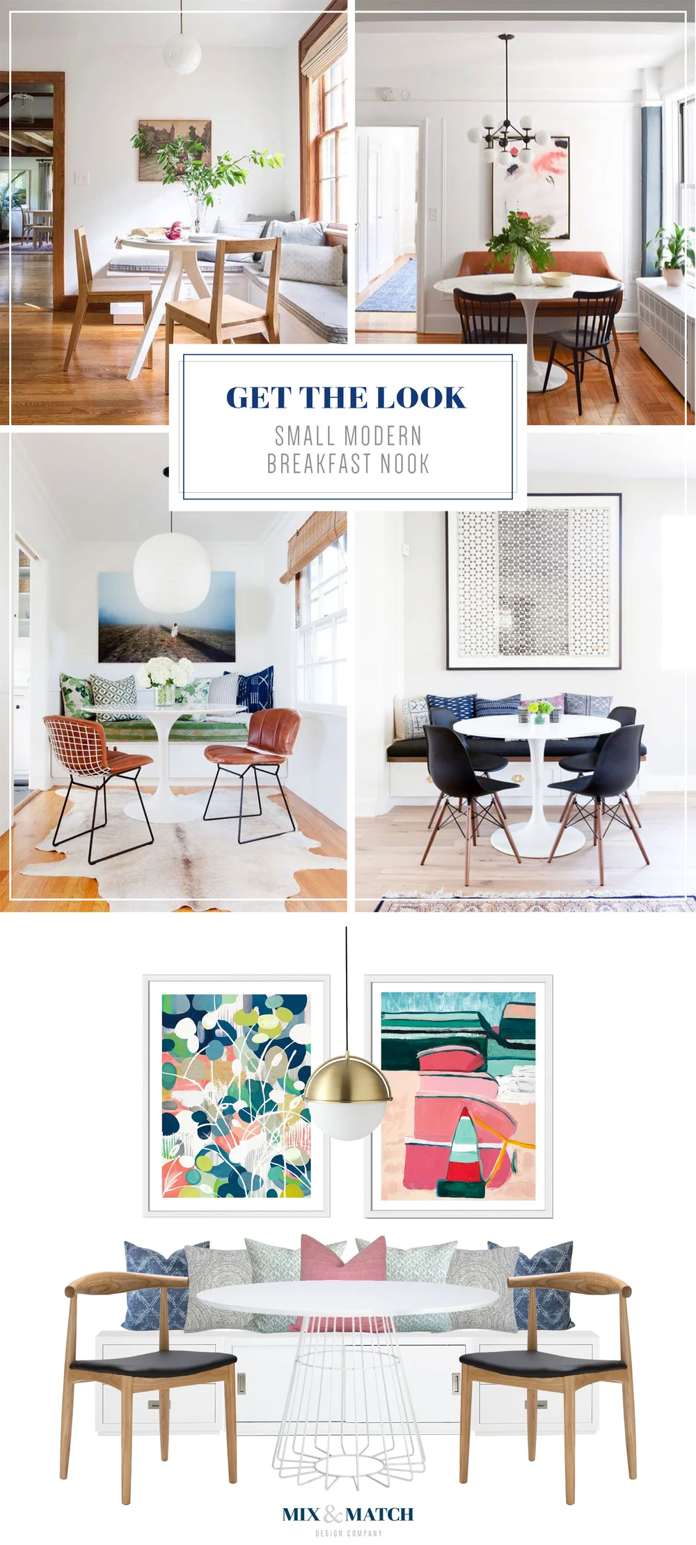 Get The Look Small Modern Breakfast Nook