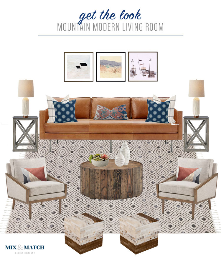Get the Look: Mountain Modern Living Room