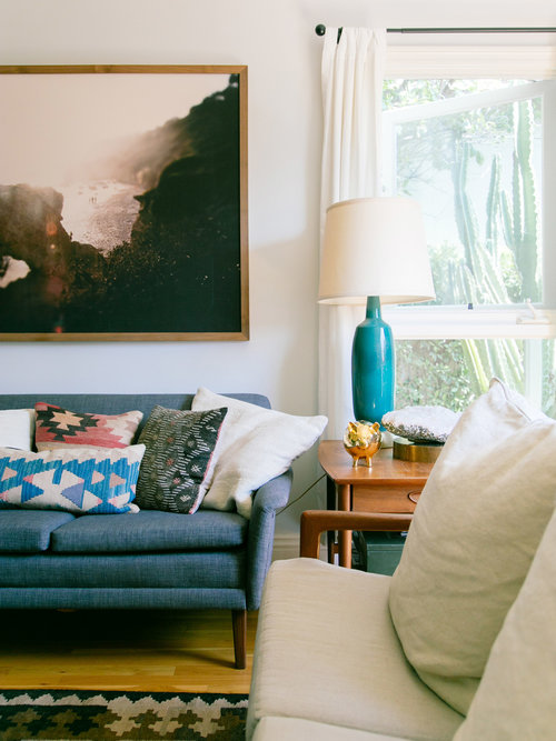 Get the Look: Mid-Century Modern Eclectic Living Room