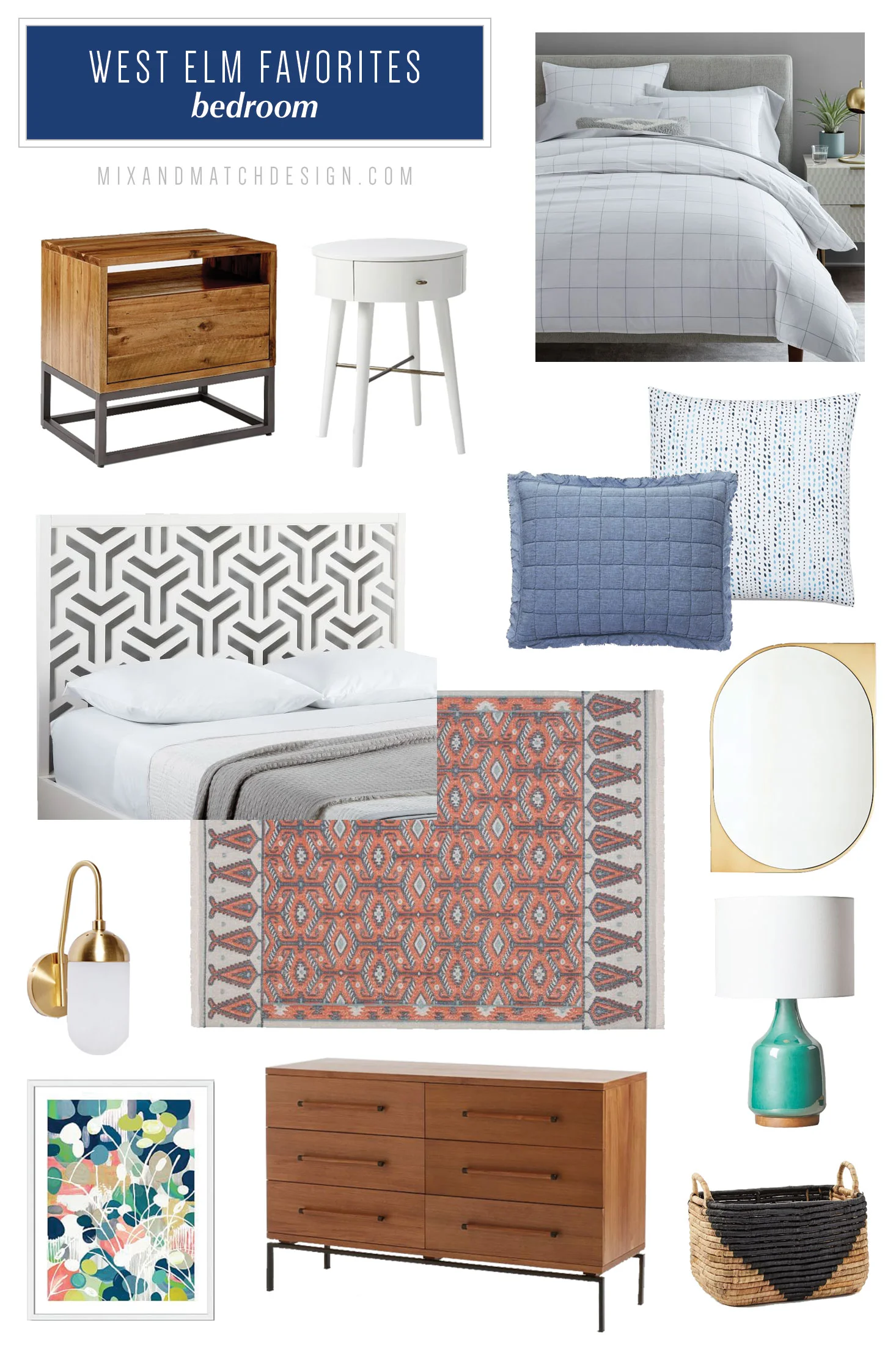 A roundup of the furniture and decor that caught my eye recently at West Elm. If you're looking for recommendations for mid-century modern, industrial, and boho items for your bedroom, be sure to check out this blog post with tons of ideas for decorating your home.