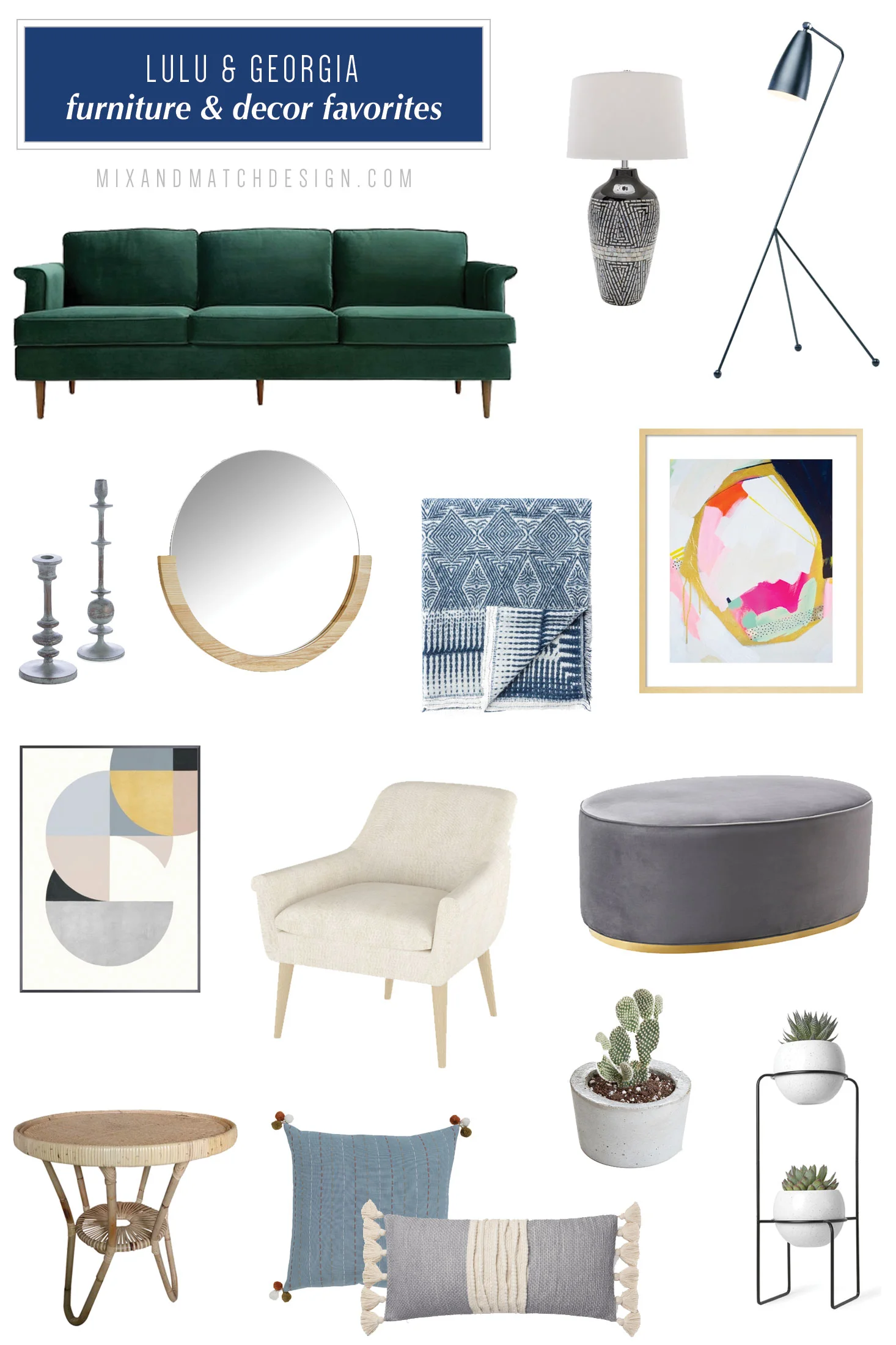 Lulu & Georgia is one of my favorite places to shop for modern, coastal, and eclectic furniture and decor, and I’ve rounded up a bunch of my favorites from their rug collection to share with you! They have an amazing selection. // #designerfinds #interiordesign #decor #eclecticdecor