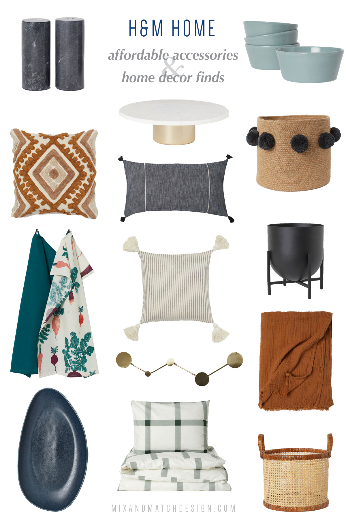 Get the Look: Affordable and Stylish Home Decor Items from H&M Home