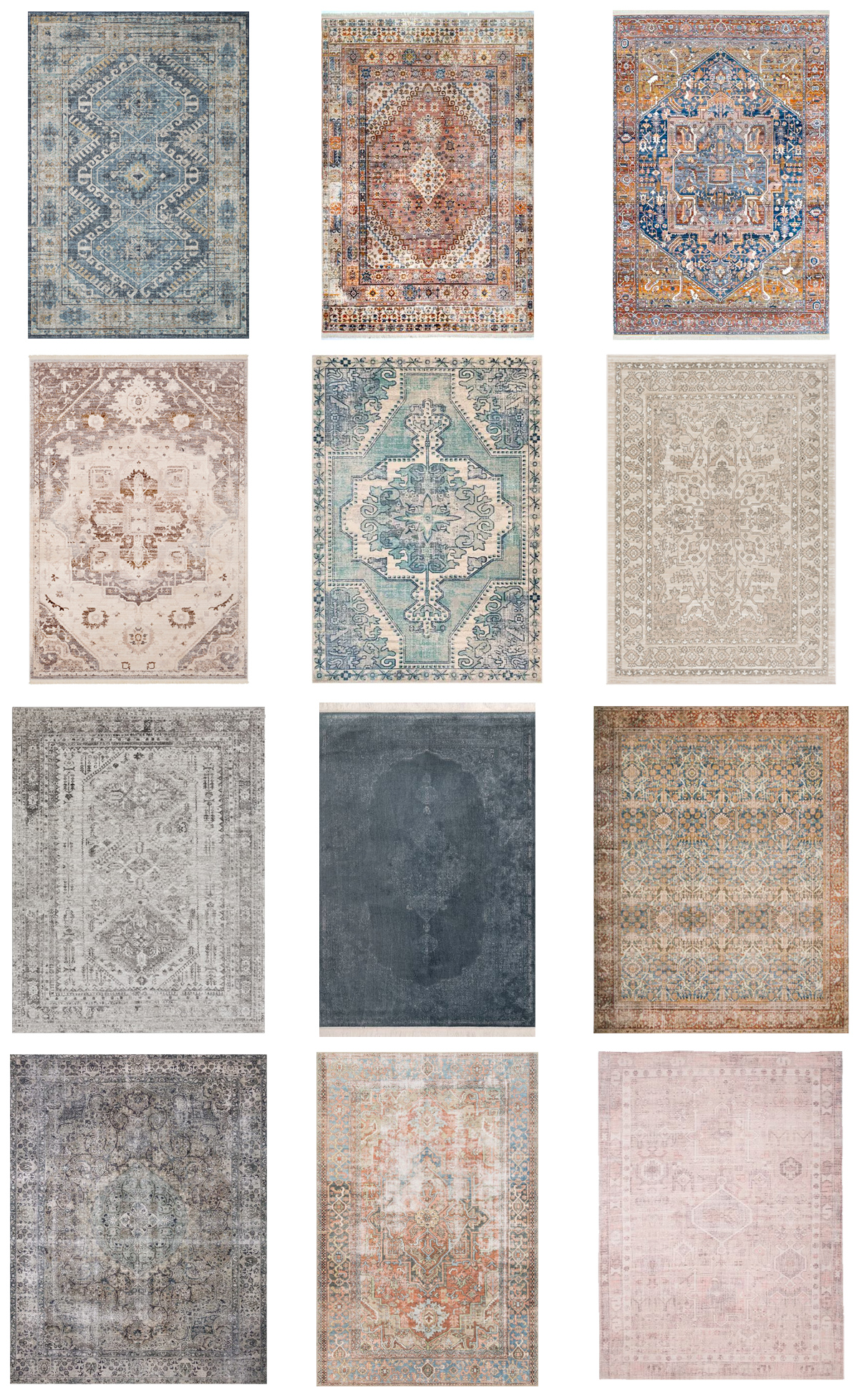 Affordable Vintage Style Rugs, Affordable Vintage Persian Rugs