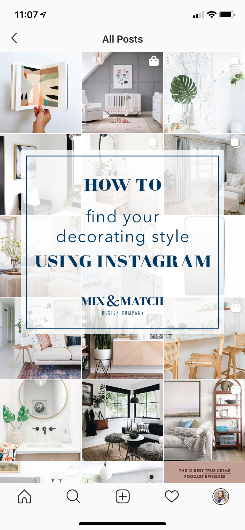 How to find your decorating style using Instagram. I’ll teach you my tricks over on this blog post!
